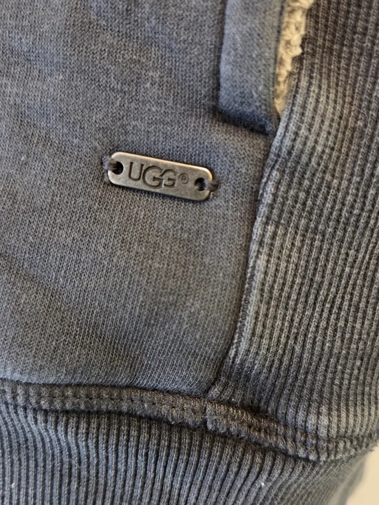 UGG Men's Slate Blue Full-Zip Hoodie - Picture 4 of 9